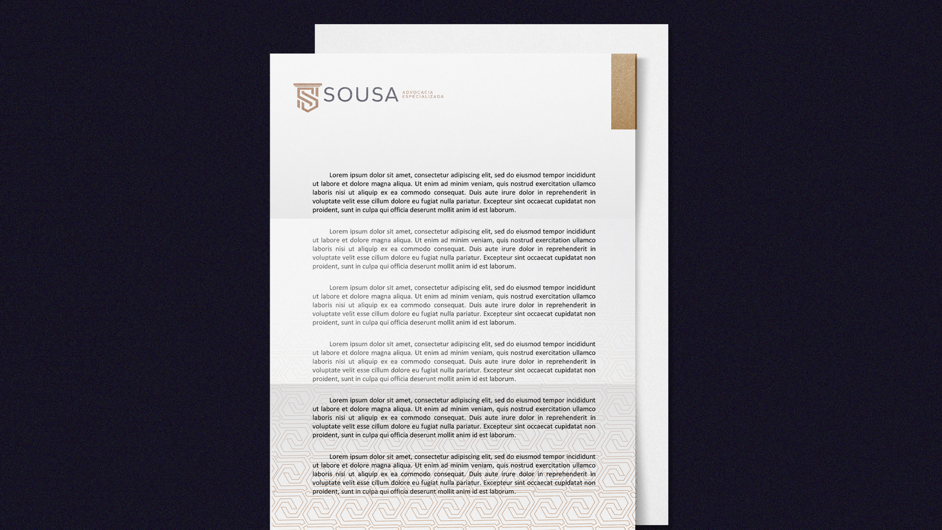 Sousa Advocacia — Mockup